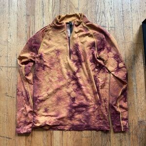 lululemon athletica Tie-Dye Long Sleeve Shirt - Purple and Gold